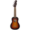 Image de Fender Venice Ukulélé soprano Color Sunburst, Incluant des Cours Virtuels Gratuits sur Fender Play, Super Portable et Immédiatement Utilisable