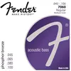 Image de Fender 7060 Acoustic Bass Strings, Phosphor Bronze, .45-.100 Gauges, (4)