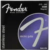 Image de Fender Stainless 350's Guitar Strings, Stainless Steel, Ball End, 350R Gauges .010-.046, (6)