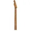 Image de Fender Satin Roasted Maple Telecaster LH Neck, 22 Jumbo Frets, 12", Maple, Flat Oval Shape