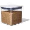 Image de OXO Boîte de Conservation Pop 2.0/2, 6L Carré, Transparent