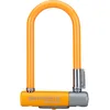 Image de Kryptonite Kryptolok Mini-7 Antivol U orange avec Support FlexFrame, Anse Acier trempé 12,7 mm, Niveau Sécurité 6/10, pour Vélos et Scooters, 1,13 kg, 8,2 x 17,8 cm