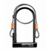 Image de Kryptonite Antivol en U Keeper Std W/ 4' Flex | Antivol de Vélo avec Câble Flexible | Niveau de Sécurité 5/10 | Pour un Degré de Sécurité Modéré | Dimensions 10,2 cm x 20,3 cm