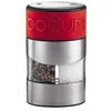 Image de Bodum - 2 Double Hachoir Manuel en Silicone Rouge