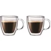 Image de Bodum - 10602-10 - Bistro - Set de 2 Mugs Espresso en Verre Double Paroi avec Anse - 15 cl , Transparent