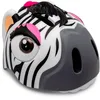Image de Crazy Safety Casque de vélo pour Enfants | Casque Enfants 2-7 Ans pour vélo, Skateboard, vélo de Course, Trottinette, Rollers | Casque 3D Animalier léger et Ajustable 49-55 cm (Zèbre Noir/Blanc)