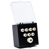 Image de MARTIN Set de chevilles blanches, point noir pour guitares acoustiques et folk (APP28)