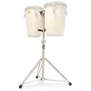 Image de Latin Percussion, Support conga Junior Double, chromé, LP299