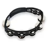 Image de Latin Percussion Cyclops Tambourine en steel Jingles Noir