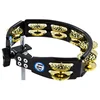 Image de Latin Percussion LP179 Tambourinee en brass jingles Noir