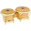 Image de Latin Percussion Generation II Bongos en bois 7 1/4" + 8 5/8" Naturel Doré/Beige