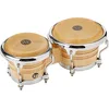Image de Latin Percussion, Bongo Mini accordable, 3 1/2" et 4 1/4", Bois naturel clair, LPM199-AW