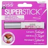 Image de KISS Super Stick Colle à cils 5 jours de tenue prolongée, séchage rapide, enrichie en extrait d'hamamélis et de cactus, applicateur pinceau, net 4,8 g, transparent