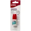 Image de KISS Colle pour Ongles Maximum Speed 3 g   Colle à séchage rapide pour pose et réparation d’ongles artificiels   Séchage en quelques secondes   Applicateur goutte à goutte