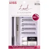 Image de KISS Lash Couture LuXtensions Collection Lot d'extensions de cils 3D DIY 40 extensions de cils, colle à cils, applicateur, colle semi-permanente et dissolvant