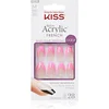 Image de KISS Acrylic French Color Faux ongles Squared 28 pcs