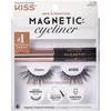 Image de KISS Faux cils magnétiques, « Charm », 12 mm, comprend 1 paire de cils magnétiques, eyeliner magnétique, compatible avec les lentilles de contact, facile à appliquer, cils réutilisables