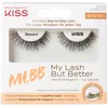 Image de KISS My Lash But Better Collection - Paire de faux cils sans filtres - Volume naturel - Avec ruban flexible KISS - Colle à cils noire incluse