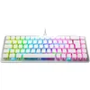 Image de Turtle Beach Vulcan II Mini   Clavier Gaming Optique 65% avec éclairage RGB Personnalisable, Technologie de Duplication de Boutons, Plaque en Aluminium - Blanc
