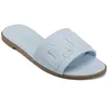 Image de DKNY Willow Sandales plates à semelle intérieure rembourrée pour femme, Céleste, 37 EU