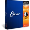 Image de Cordes Elixir® pour guitare électrique avec revêtement NANOWEB®, Custom Light (.009-.046)