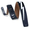 Image de Levy's MSSC4-XL-BLK Sangle de Guitare 3" Heavyweight Cotton Strap - Black XL