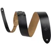 Image de Levy's Leathers M12-BLK Sangle en cuir pour guitare Largeur 5 cm Noir