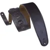Image de Levy's M4GF-DBR Sangle de Guitare Garment Leather Suede Back Padded 3 1/2" - Dark Brown