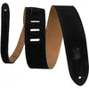 Image de Levy's Leathers MS12-BLK Simply Suede Sangle de guitare en daim Noir Largeur 5 cm