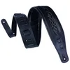 Image de BLACK LEVYS - PM31-BLK - Sangle cuir, matelasse avec fenetres decoratives Black