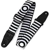 Image de Levy's MPS2-064 Sangle de Guitare Prints Polyester Leather Ends 2" Sonic Art - Spiral Stripes