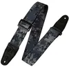 Image de Levy's Leathers MPS2-120 Sangle de guitare imprimée par sublimation avec extrémités en cuir véritable Tri-glide réglable jusqu'à 165 cm