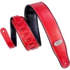 Image de Levy's Leathers M26VP-RED_BLK Sangle de Guitare Reversible Vinyl Black Piping 2 3/4" - Red Black