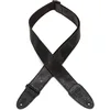 Image de Levy's MX8-BLK Sangle de Guitare Natural Cork on Black Cotton Webbing Cork Ends 2" - Black