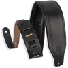 Image de Levy's M26PD-BLK Sangle de Guitare Top Grain Leather 3" - Black