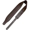 Image de Levy's M26PD-DBR_DBR Sangle de Guitare Top Grain Leather 3" - Bark Brown on Dark Brown