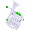 Image de Nuvo jHorn en blanc avec bordure verte, taille unique