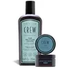 Image de AMERICAN CREW Shampoing Pré-Coiffant Fiber pour Hommes aux Cheveux Abîmés - 250ml + Fiber - Cire Cheveux Homme - Cire Coiffante Effet Mat - Tous Types de Cheveux - 85g