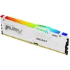 Image de Kingston FURY Beast Blanc RGB 64Go (4x16Go) 6000MT/s DDR5 CL40 DIMM Mémoire pour PC de Gamer Kit de 4 Intel XMP - KF560C40BWAK4-64