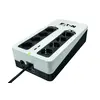 Image de Eaton - Onduleur Parafoudre 3S 850 DIN - Off-line UPS - Alimentation Sans Interruption - Puissance 850VA (8 prises DIN, Silencieux, 2 ports de charge USB Type-A) - Interface USB - Noir&Blanc