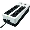 Image de Eaton Onduleur 3S 450 FR - Off-line UPS - 3S450F - 450VA (6 prises FR) Noir/Blanc & Multiprise/Parafoudre - Eaton Protection Box 1 FR - PB1F - 1 prise FR - Blanc & Noir