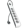 Image de Belkin Parafoudre 6 prises, 650 Joules, cordon 2 m Blanc