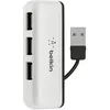 Image de Belkin F4U021bt Hub USB 2.0 Noir/Blanc
