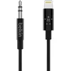 Image de Belkin Câble 3,5 mm avec connecteur Lightning de 90 cm (certification MFi, iPhone 13, 13 Pro, 13 Pro Max, 13 mini et modèles antérieurs, noir)