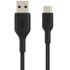 Image de Belkin Boost Charge   Braided USB-C vers câble USB - 1 mètre - Noir