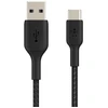 Image de Belkin Câble tressé USB-A vers USB-C 3 m - Noir