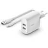 Image de Belkin Boost Charge  Dual USB Wall Charger + câble Lightning - 24W