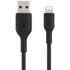 Image de Belkin Câble Lightning (câble Boost Charge Lightning vers USB pour iPhone, iPad, AirPods, câble de recharge certifié MFi pour iPhone, noir, 1 m, pack de 2)