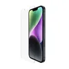 Image de Belkin Protection d’écran TemperedGlass pour iPhone 17e, 16e, 14, 13, 13 Pro - traitement antimicrobien, application sans bulle d’air, support de pose inclus, test de résistance 9H