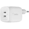 Image de Belkin chargeur secteur double port USB-C 45 W, chargeur rapide Power Delivery 3.0 avec technologie GaN pour iPhone 17, Air, 16, 15, Plus, Pro, Pro Max, iPad, MacBook, Galaxy S25, S24 et autres